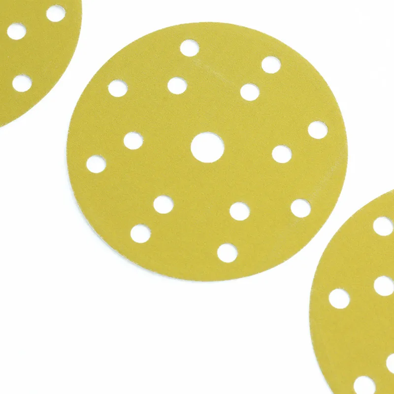 Высокое качество, аналогичный 3 м золотой цвет прокаливаемый оксид алюминия песочный диск для автомобиля