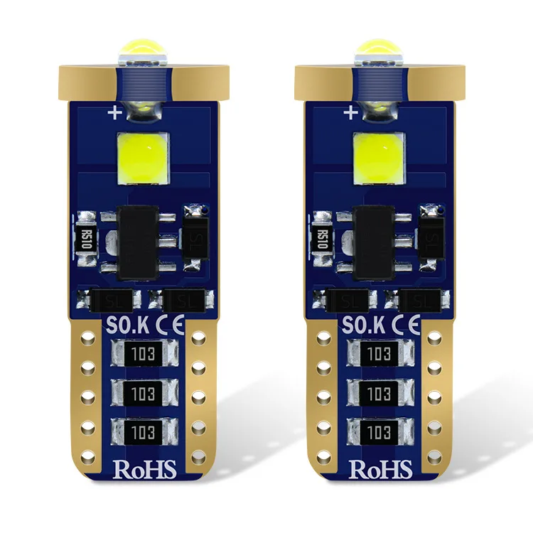 Canbus T10 W5W 921 Led Bulb 3030 LED Interior Number Plate Light T10 194 W5W Canbus 168 194 921