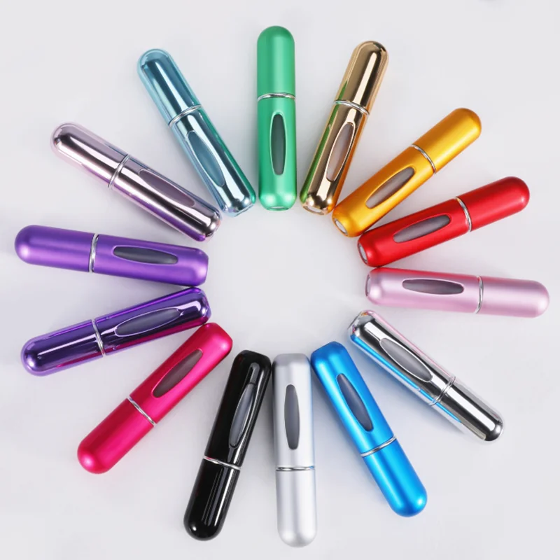 5ml perfume spray bottles matte and bright 14 color Separate bottling 5ml Cosmetic bottles carry-on perfume bottle spray