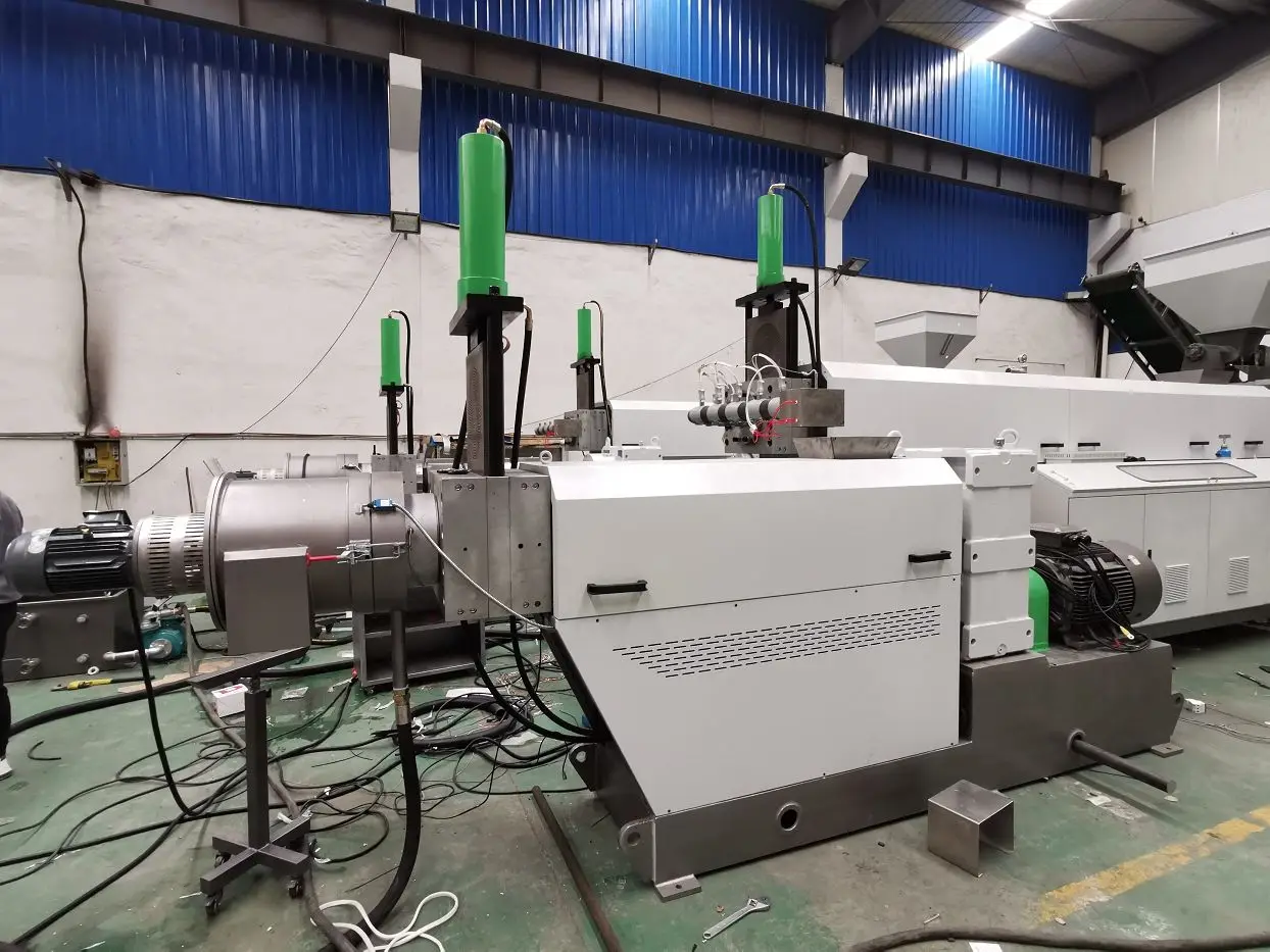 ABS PS PC PA PP PE China plastic granules pelletizer machine plastic recycling granulator