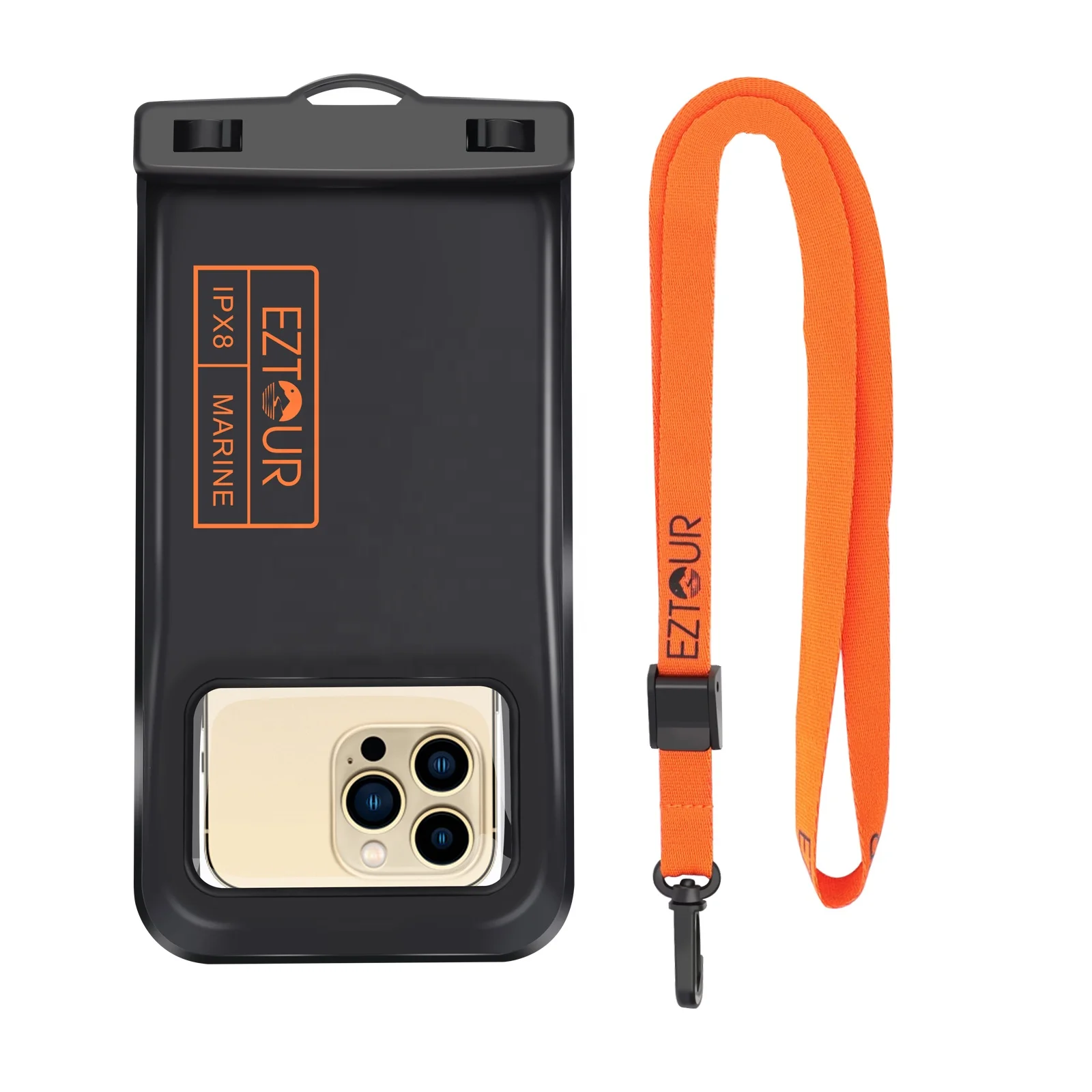 Outdoor Universal Waterproof Phone Pouch Waterproof Pvc Cell Phone Case Waterproof Dry Bag For Mobile Phone With Lanyard