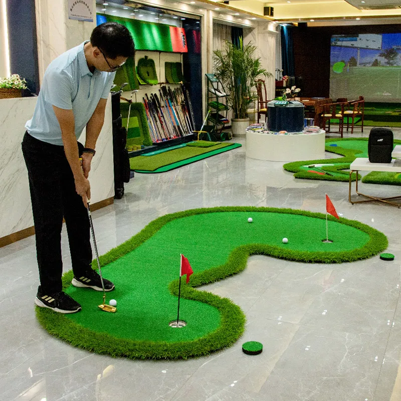 Mini Golf Driving Range training Course Golf Hitting Mat Manufacturer Custom Golf Course