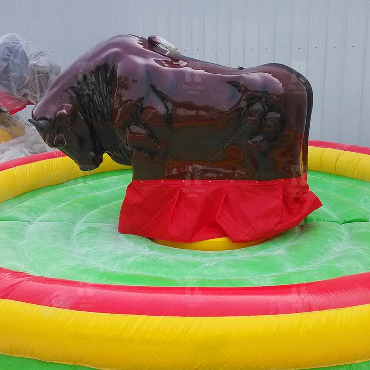Zhuoyuan Wholesale Price Inflatable Controls Rodeo Bull Mechanical Bull Ride For Adults