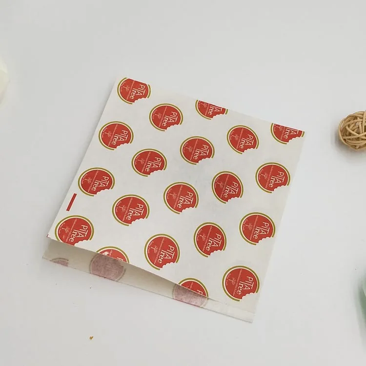 Manufacturers Wholesale Oil-Proof Two-Side Sealed Puff L-Shaped Opening Snack Packaging Triangle Paper Bag