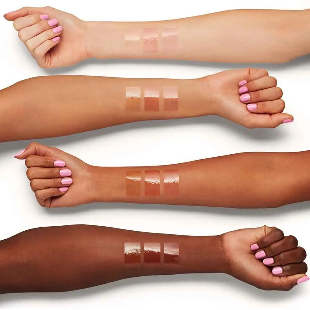 Wholesale Nourishing Fruit Flavor Lip Balm Private Label Vegan Glossy Shadows Crystal Clear Texture Plumping Lip Oil