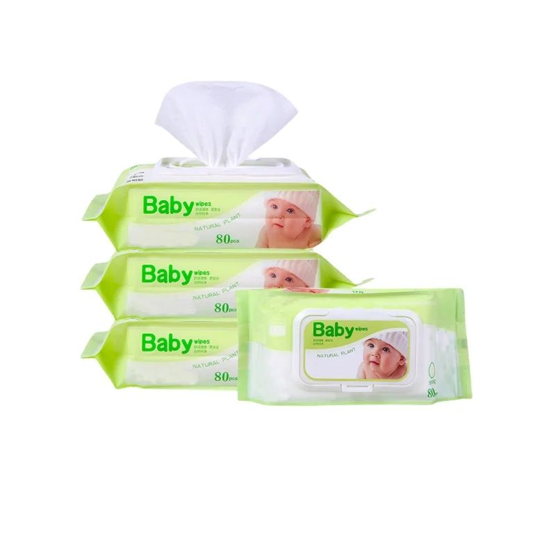 Brand name Free Sample Baby Wipes for baby Disposable Portable Cleansing Wipes Free Alcohol scented Baby Wet Wipes
