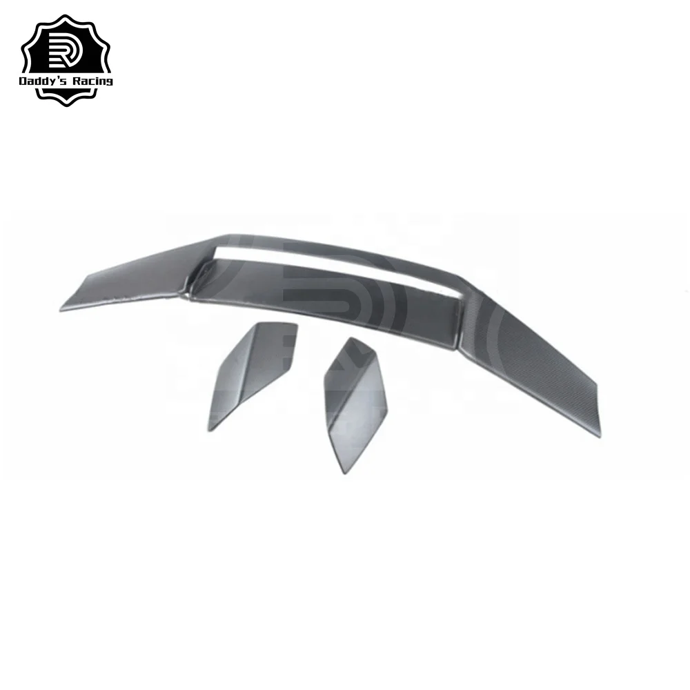 OEM Style Dry Carbon Fiber Body Kit Fit For Lambo Huracan STO Front Lip Diffuser Mirror Covers Rear Spoiler