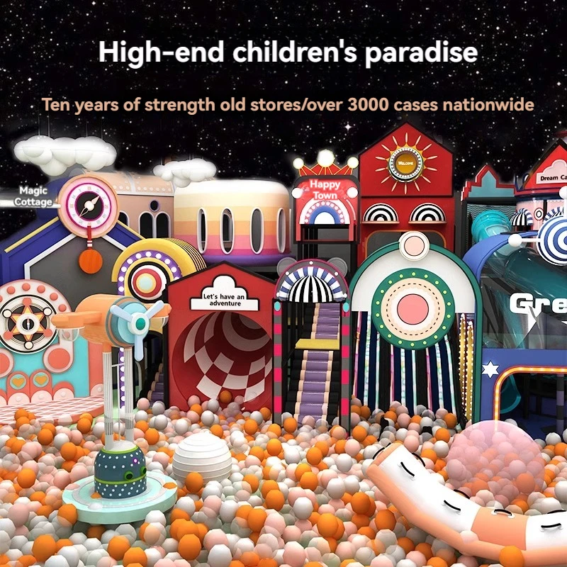 Hot Selling Indoor Playground Equipment for Kids Soft Foam Ball Pit with Climbing Function for Play Centers