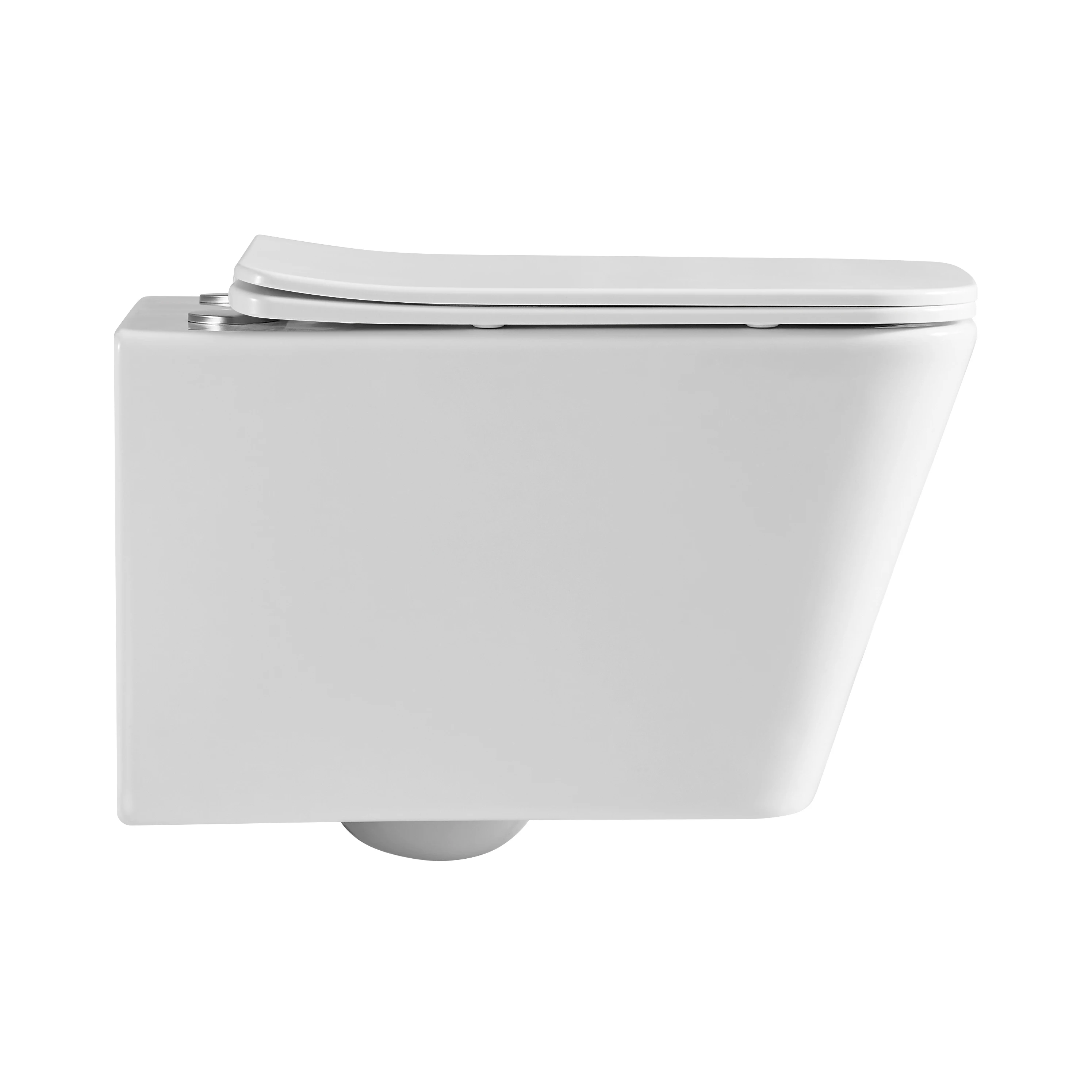 Sanitary Ware Wall Hung Closet Bathroom Toilet Bowl Wall Ceramic China Popular White Style WC Ceramic Wall mounted Toilet