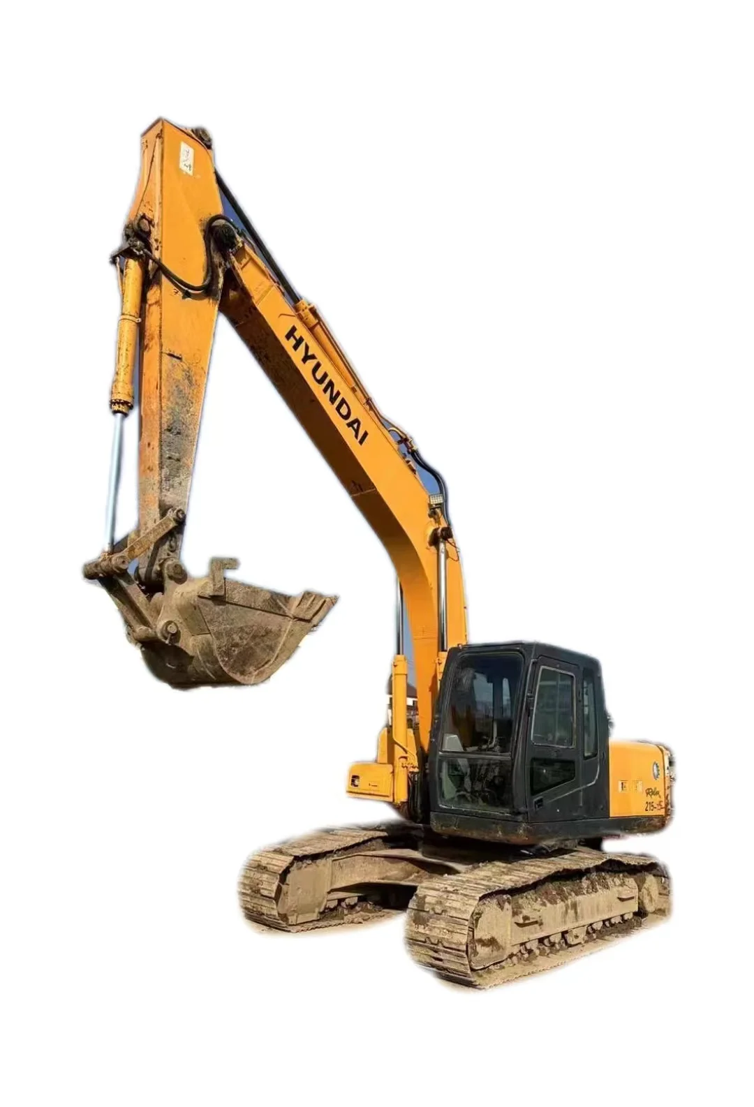 Fair price and guaranteed quality used HYUNDAI 215-7 excavator original  powerful engine used hyundai 215-7 wheel excavator