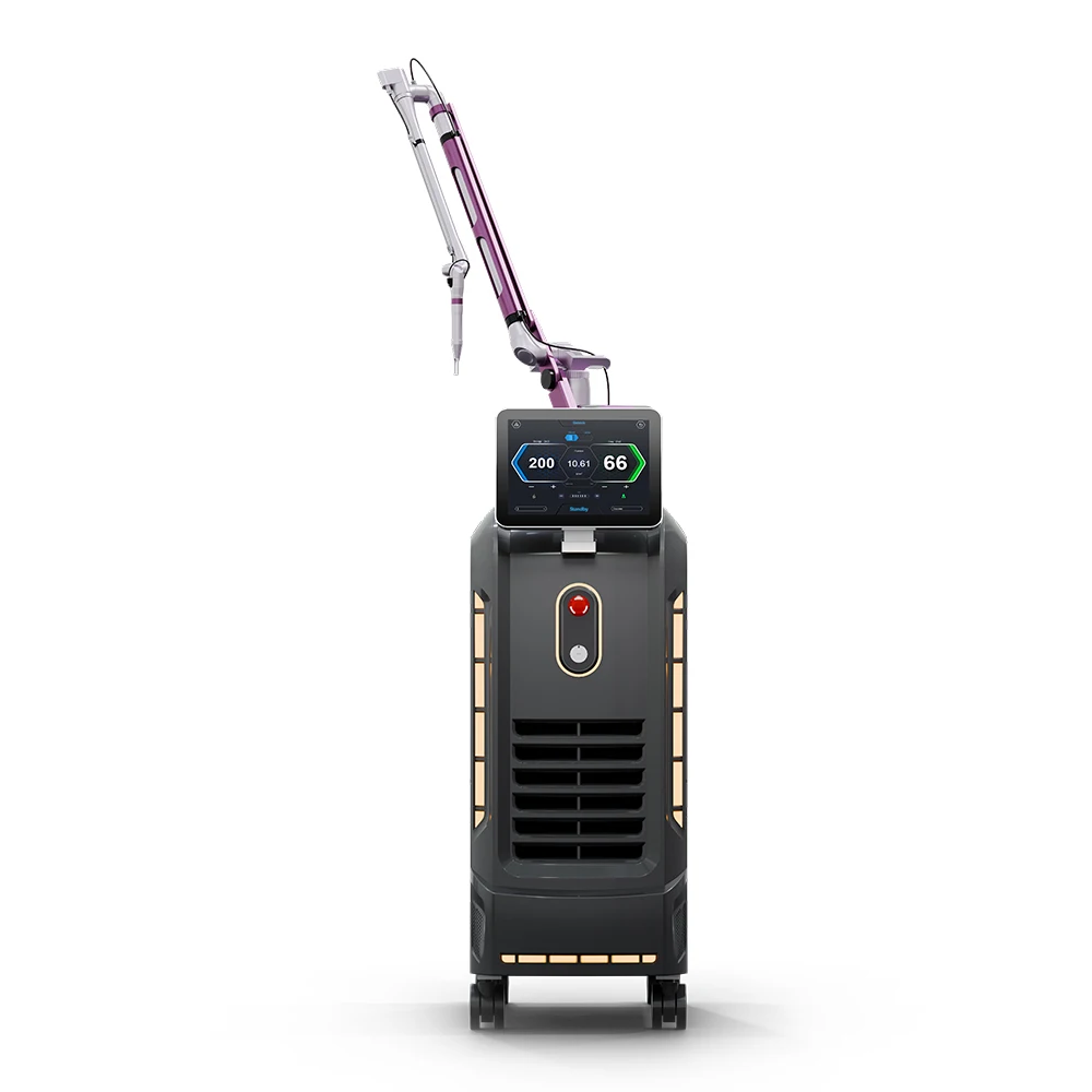 532 585 1064 650 755nm Long Pulse Q Switched Nd Yag laser Machine Tatto Removal Laser Lutron Qswitch Picosecond Laser