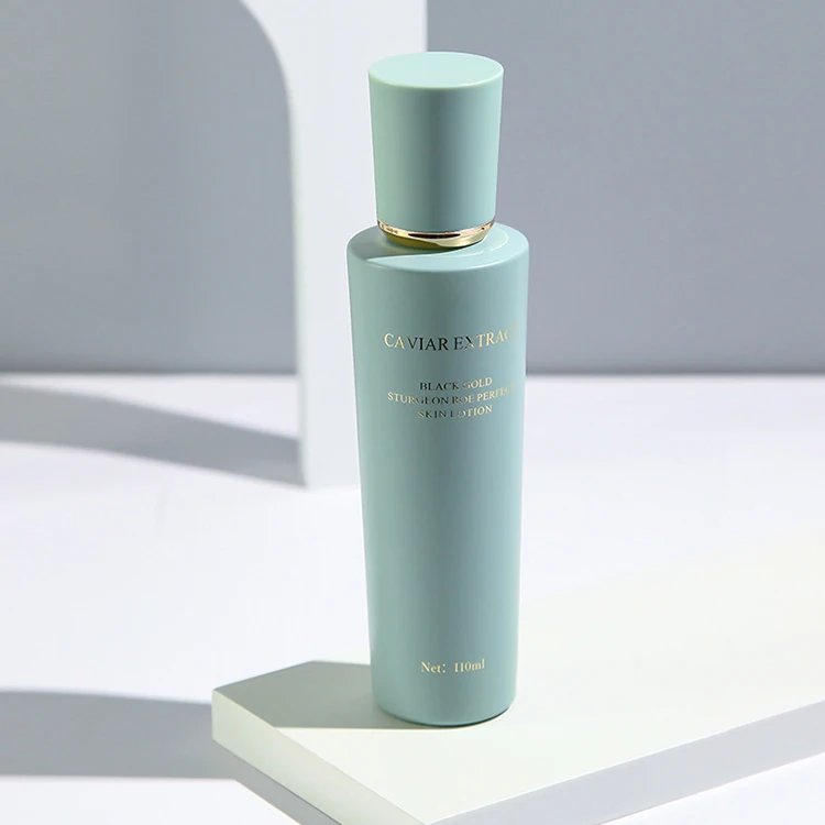 Exquisite luxury conical glass bottle for cosmetic skin care packaging 120ml 110ml 30ml pump bottle 50g 30g 1OZ glass cream jar