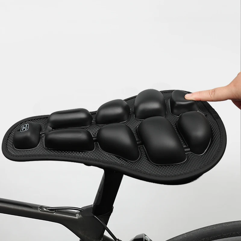 Outdoor cycling comfortable shock absorbing inflatable saddle shock absorbing bicycle air saddle