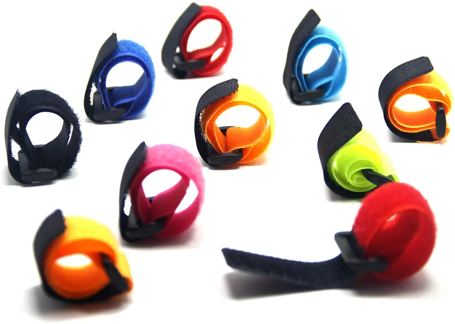 SAMSFX Fishing Role Belts Cable Tie Fly Fishing Rods Belt Ties Rods Holder