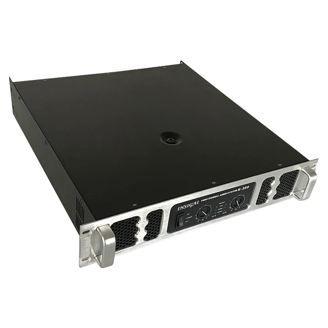 K-350 New Stereo High Quality 350/700 Watt Power Audio Amplifier for Output Short Circuit Overload peak Current Limiters