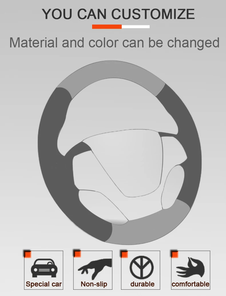 Handsewing Black PU Artificial Leather Car Steering Wheel Covers Wrap for Toyota Prius 30(XW30) 2009-2015 Prius C(US)2012-2017