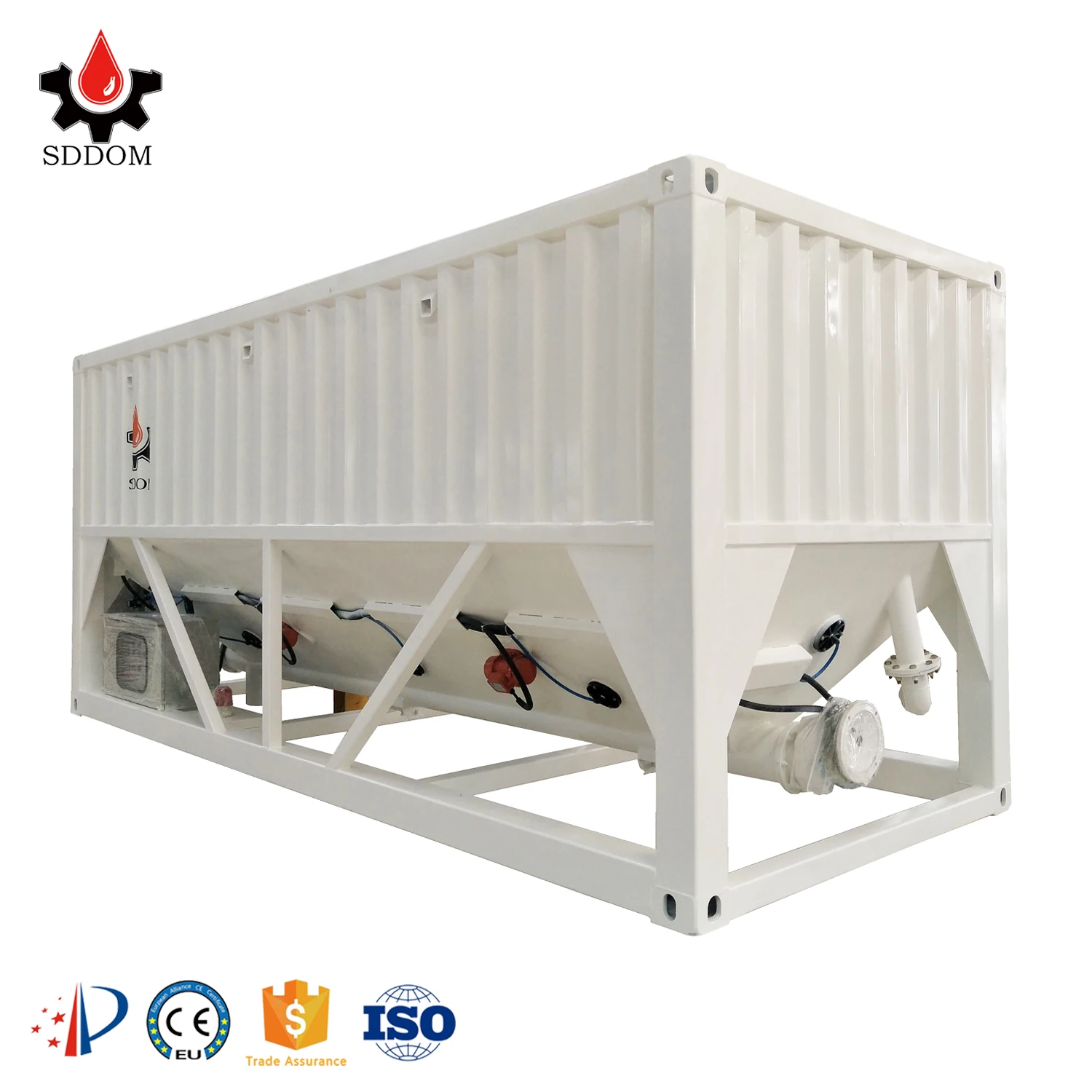 Direct manufacture  40GP container silo price 80 ton cement silo