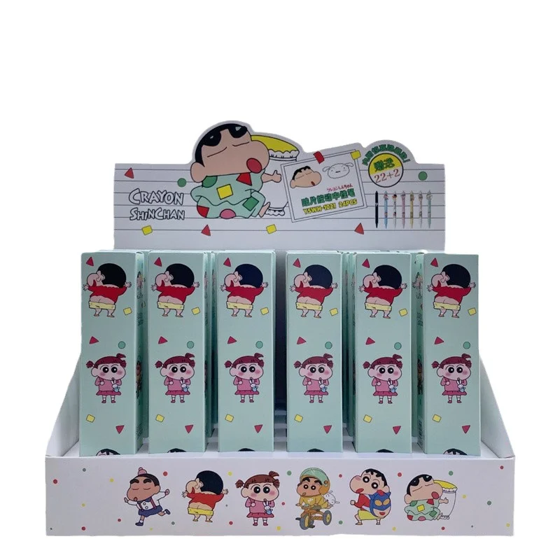 24 Pcs New Sanrioed Gel Pens Student blind box Pen Lovely School Supplies Wholesale Stationery Store Model Anime Pen Water Cup