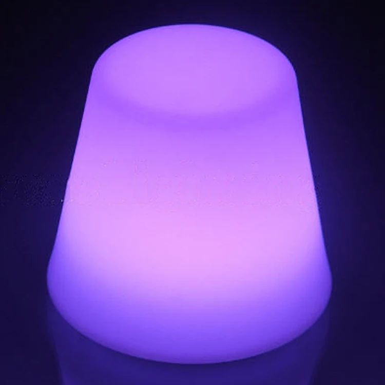 Wireless Outdoor Colorful Night Light Patio Garden Camping Light Indoor Modern Mini Led Glowing Furniture Led Bar Table Lamp