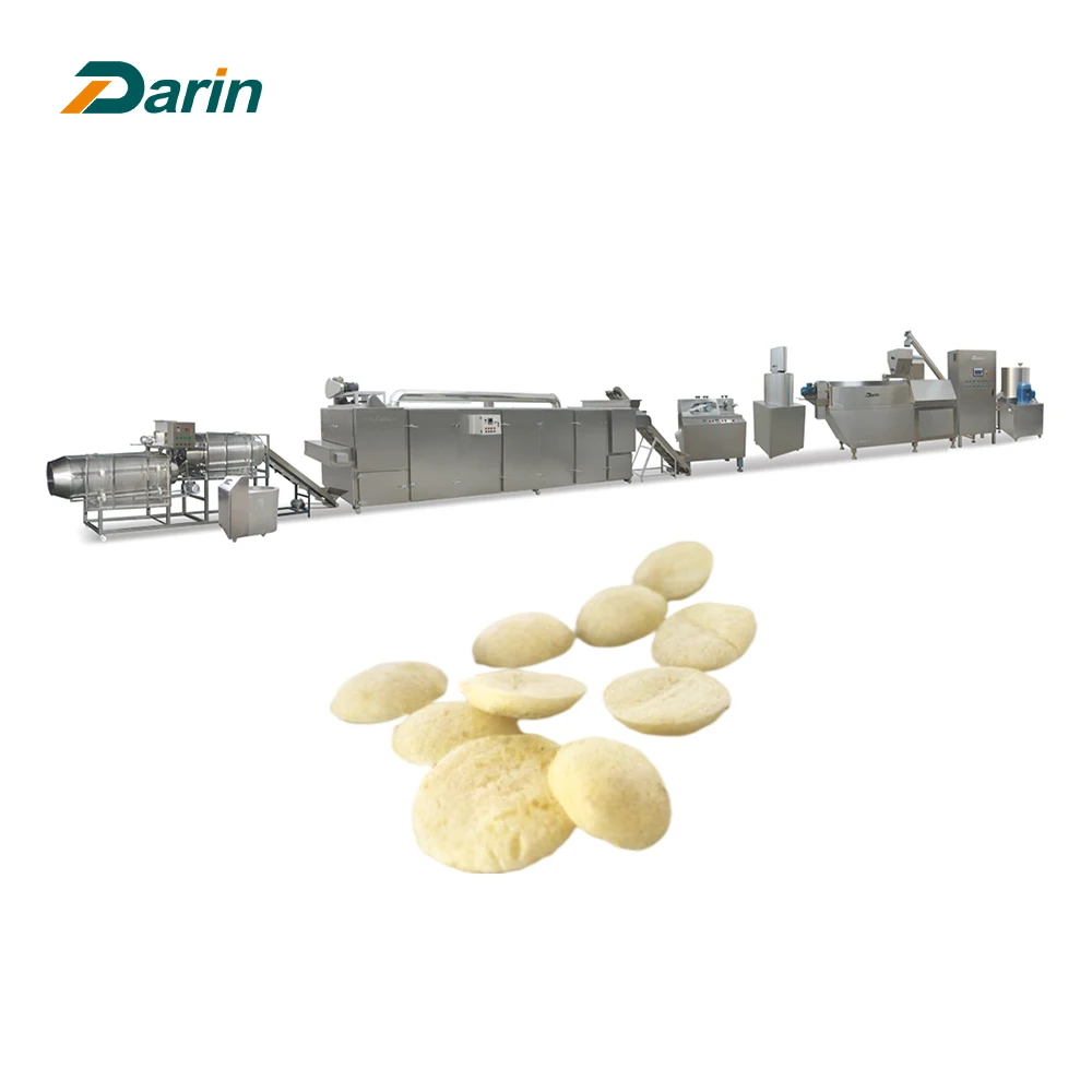 Cream corn stick bar automatic cut-off puffing food snack puffed extruder machine