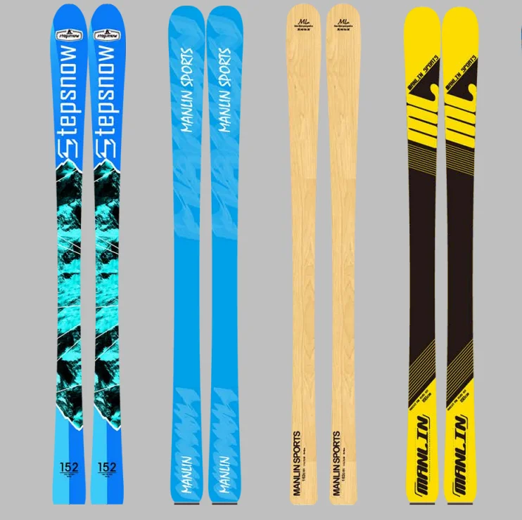 Bamboo snowboard Wood ski winter outdoor skis wholesale ski equipment snowboard made in china