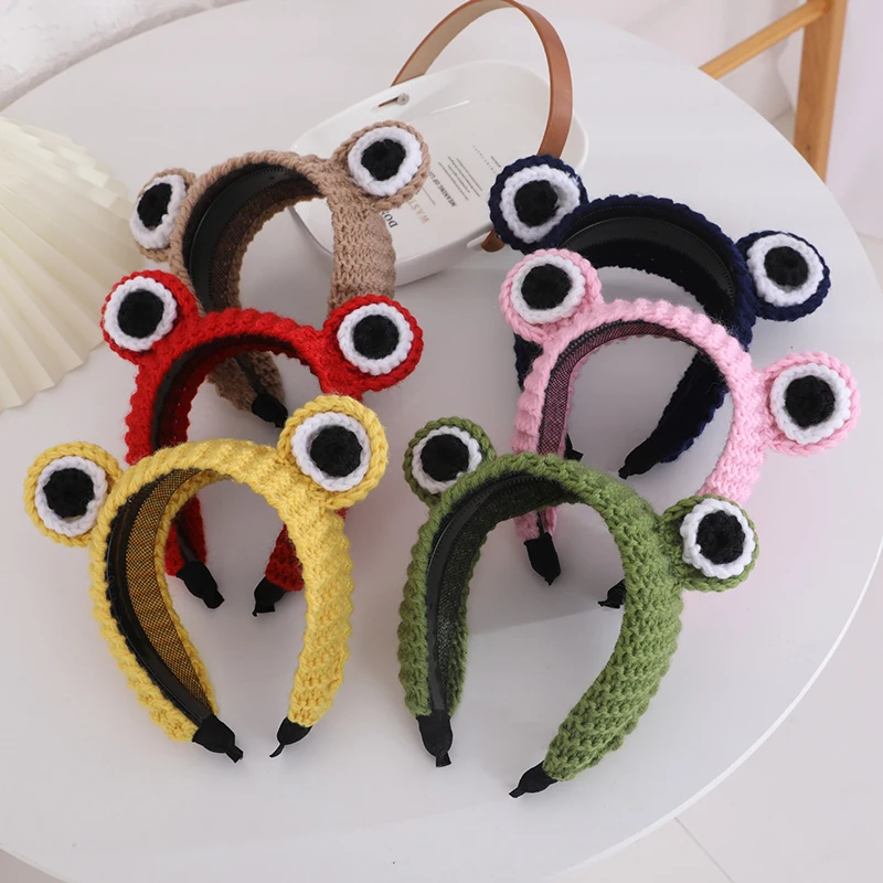 Hair Bands Accessories for Children Girls Kids Frog Green Cute Headband Casual Dress Hair Clip Party Accessories