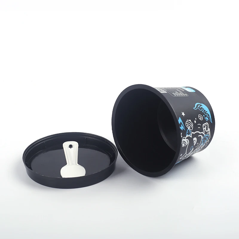7oz 200ml custom disposable IML PP plastic ice cream cup yogurt cup with lid and spoon