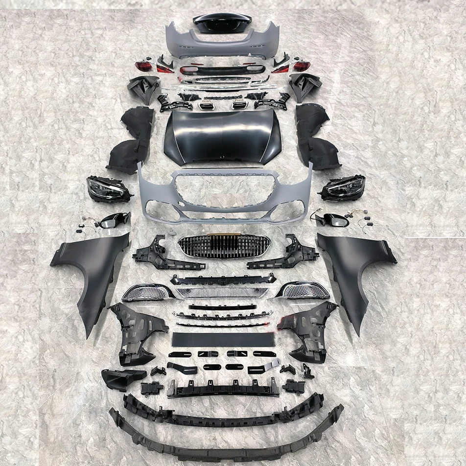 High Quality  S CLASS  body kit W221 upgrade to W223 front rear bumper for  Benz