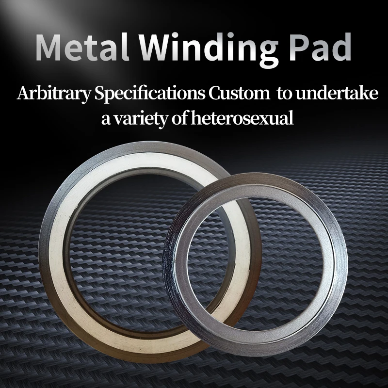 High Temperature Flange Valve Sealing Graphite Ring Metal Winding Gasket Custom Graphite Composite Gasket