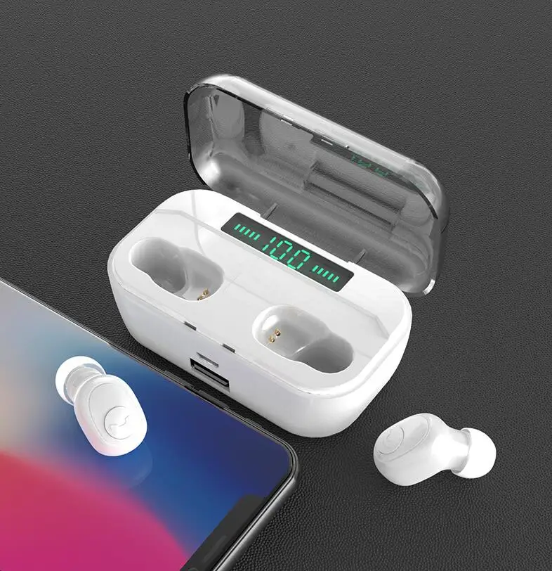 G6S НОВЫЙ 8d СПЦ 5,0 низкое энергопотребление стерео медное кольцо динамик светодиодный 3500 мАч беспроводной зарядки наушники