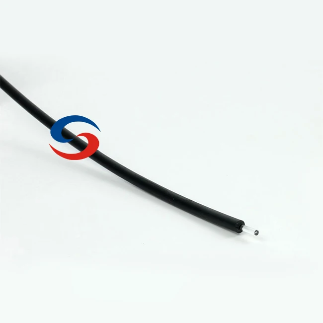 pmma optical fiber cable pe jacketing lh-4001 core plastic fiber optic cable for different purpose without steel tube
