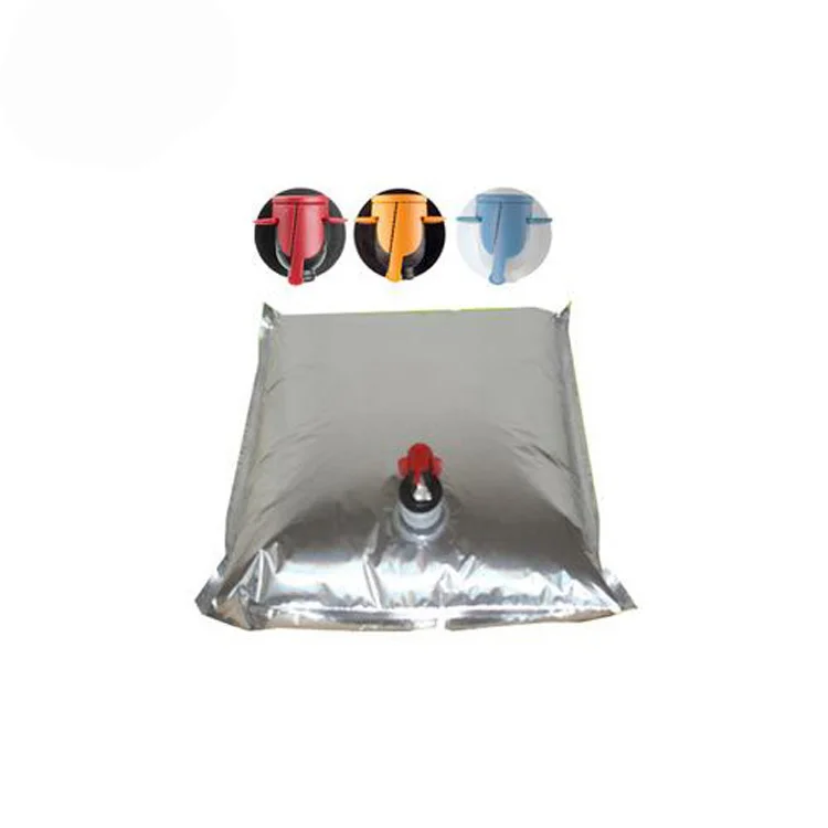Factory direct sale food grade 3L wine bag vitop plastic water faucet