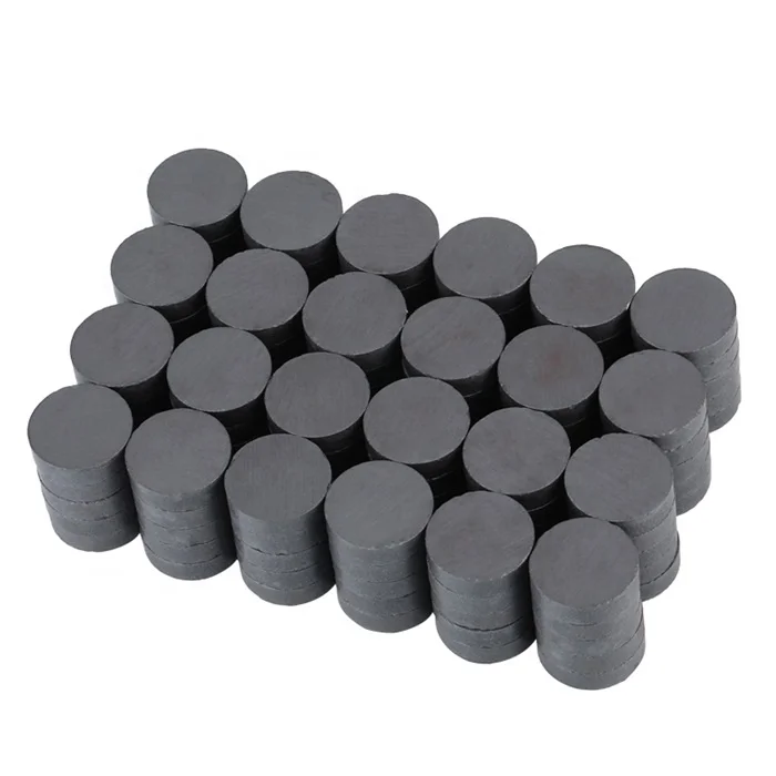 China Manufacturer Price Large And Small Size Cylinder Round Shape Ceramic Ferrite Magnets