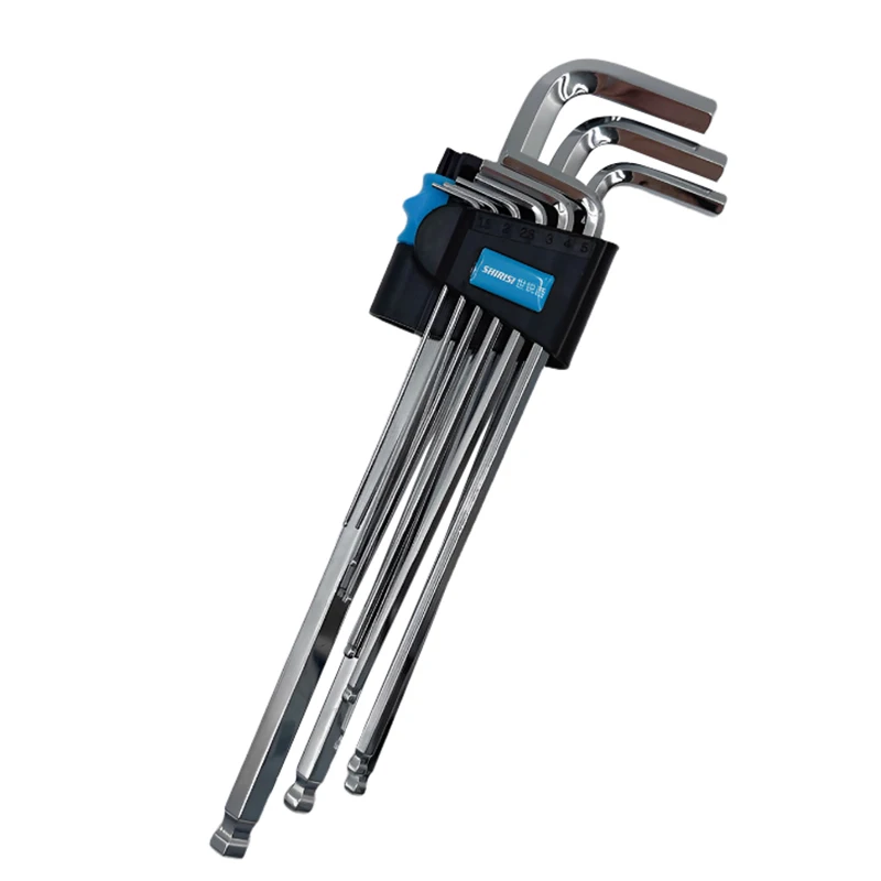 Special Offer bicycle repair hand tool kit metric L sharp short arm star torx allen hexagon hex key wrench set