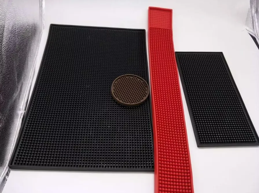 
Personalized Rubber Bar spill Mat / beer drinking barmats /printing or embossed custom logo bar rail mats 