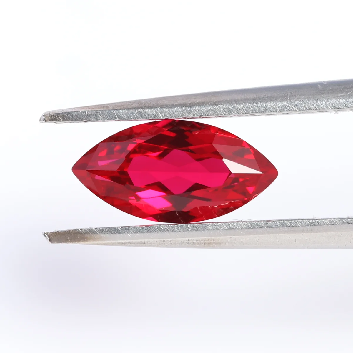 Beautiful Ruby Loose Stone Luxury Custom For Jewelry Making Lab Grown Gemstones Ruby Marquise Cut Synthetic Ruby Stone