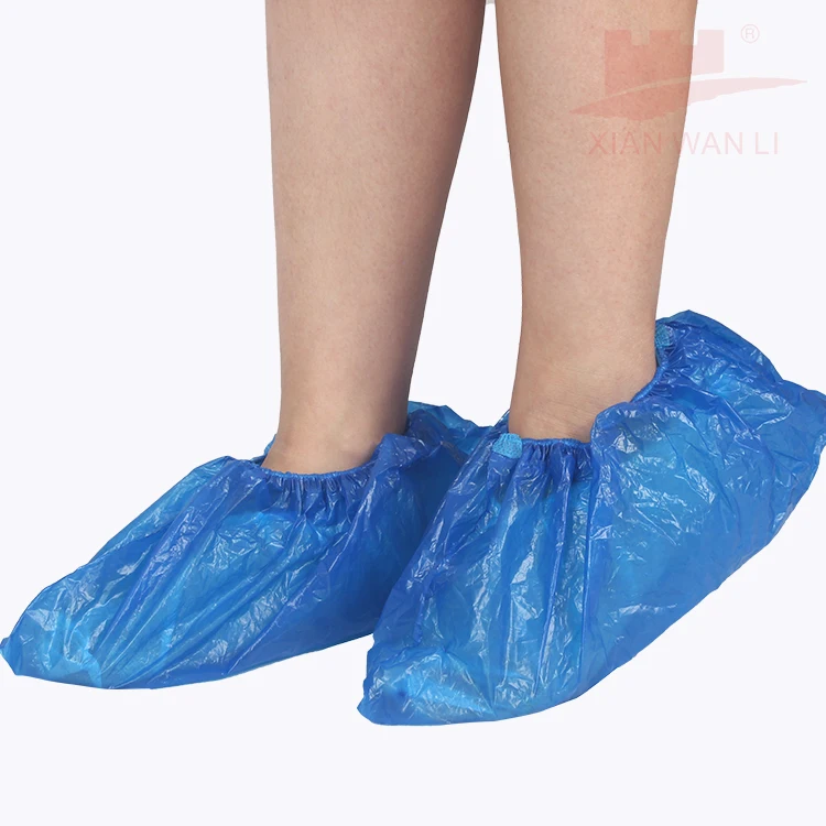 Single Use High quality disposable PE/CPE plastic shoe cover