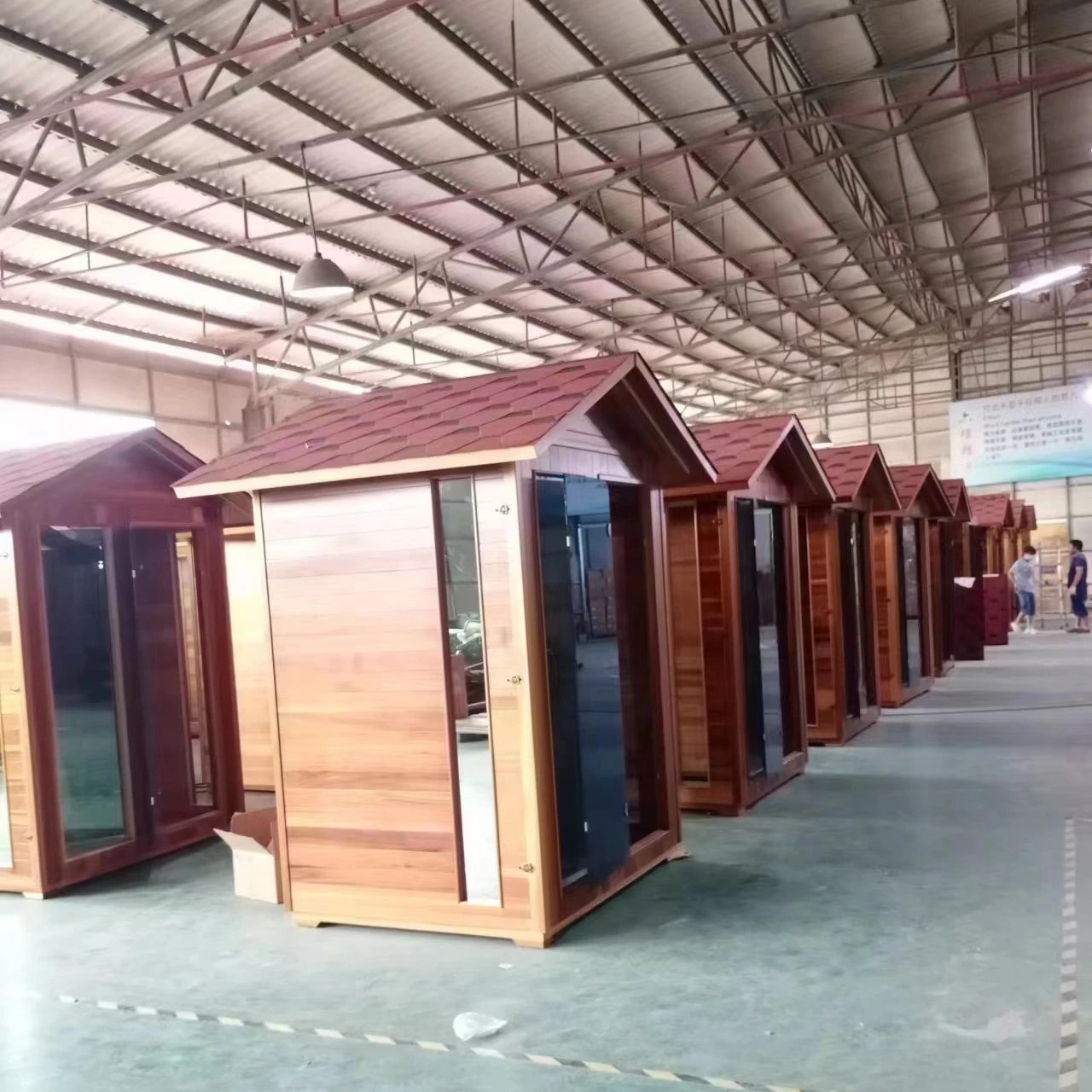 Custom High Quality Infrared Wooden Red Cedar Indoor Sauna 2 People Traditional Dry Steam Sauna Room