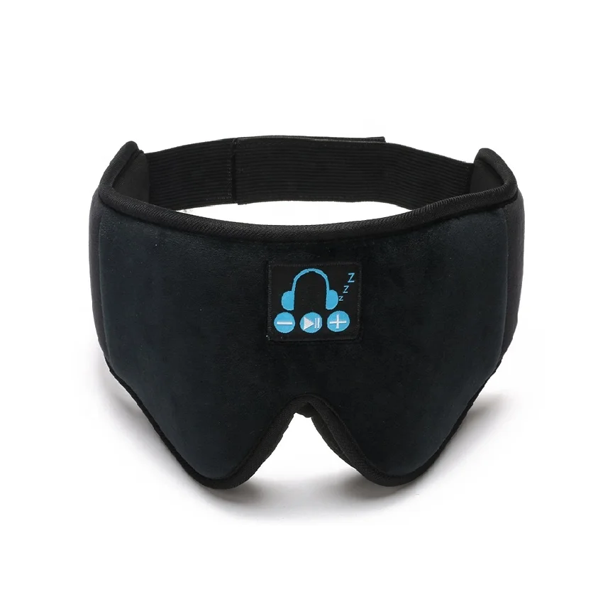 Wireless Headphones Eyemask for sleep with BT 3D Sleep Eye Mask, Blackout Adjustable Eyeshade With Ultra-Thin Stereo Speaker