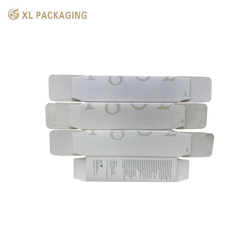 Good Price Face Cream White Card Paper Box Auto-lock Bottom Card Paper Folding Box Skin Care Card Box For Cosmetic Bottle