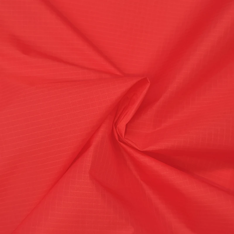430T 0.2 double-line lattice nylon taffeta waterproof and down proof fabric for sun-protective clothing