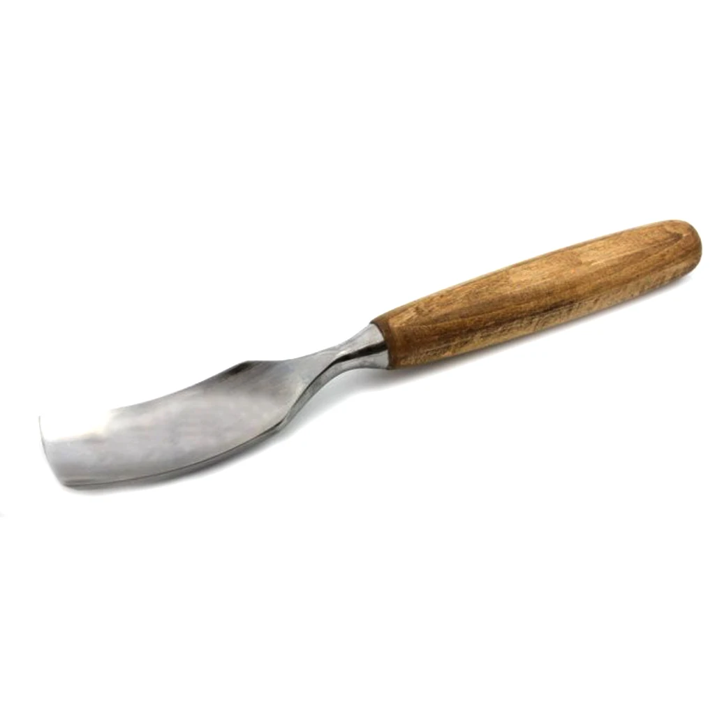 Резьбовое лезвие NAOMI высочайшего качества изогнутое 30 мм ручная полировка Пляжная деревянная ручка инструменты для изготовления скрипки