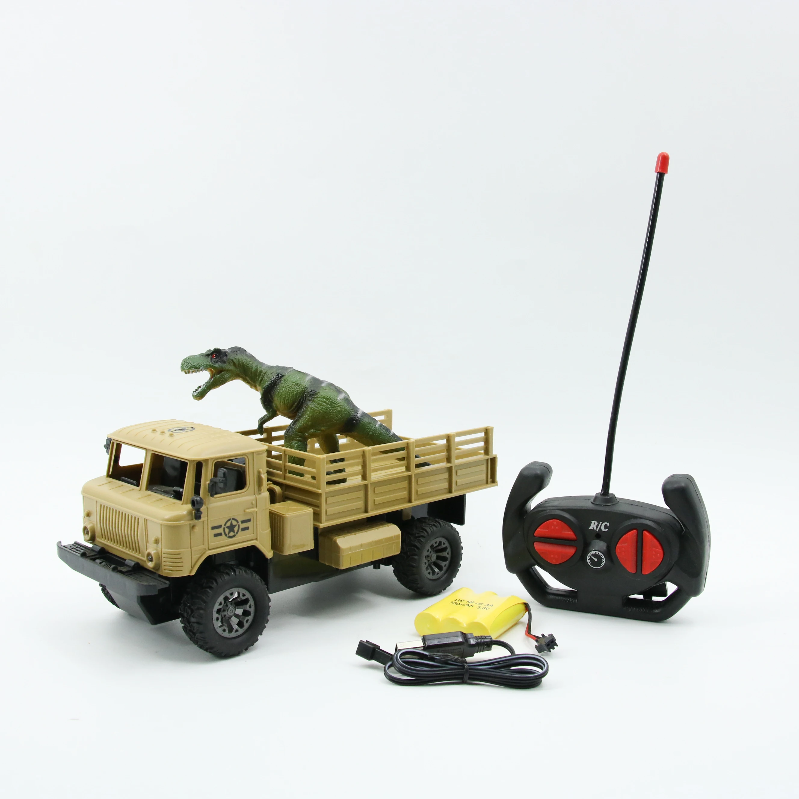 Remote control four-wheel drive military truck 6WD climbing off-road vehicle model remote control