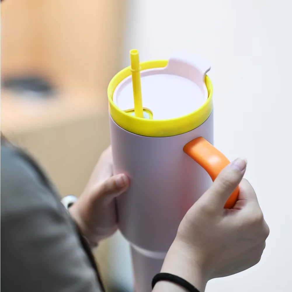 1200ml New Style Coffee Mug Stainless Steel Car Travel Tumbler Double Wall Vacuum Mug