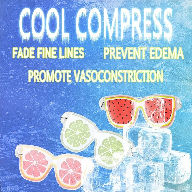 Лидер продаж многоразовые охлаждающие гелевые маски для глаз снятия стресса