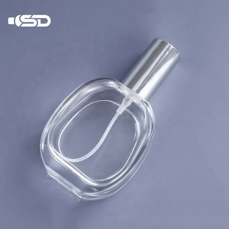 50ml Wholesale Perfume Glass Bottle Pear Shape Clear Glass Perfume Bottle Custom Design 50 Ml Perfume Bottle With Box