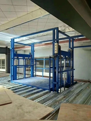 Shop Chain 4 Ton Hydraulic Material 5 Ton 4 Post Car Lift Hydraulic Warehouse Electric Elevator Cargo Lift