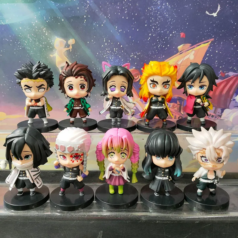  2 вида стилей демон убийца: kimetsu без Yaiba аниме игрушка в виде фигурки для костюмированной вечеринки по японскому