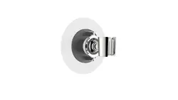 Adhesive Shower Head Holder Glue Pasted Adjustable Shower Wand Holder Drill Free Handheld Shower Head Wall Mount Bracket