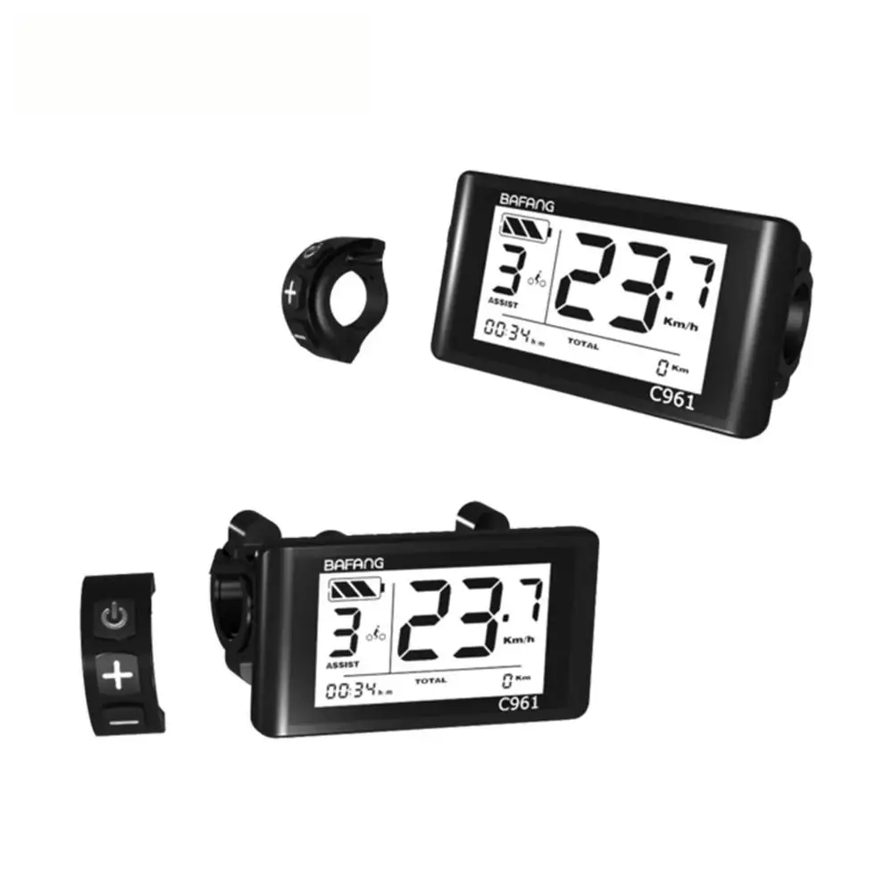 Greenpedel Bafang C961 Display BBS01 BBS01B BBS02 BBS02B BBSHD Electric Bike C961 Display For 8Fun Mid Central Motor